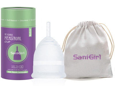 SaniGirl Medium Reusable Menstrual Cup(Pack of 1)