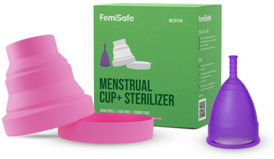 Femisafe Medium Reusable Menstrual Cup(Pack of 1)