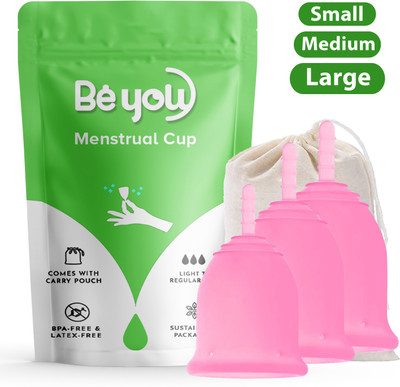 BEYOU Small Reusable Menstrual Cup(Pack of 3)