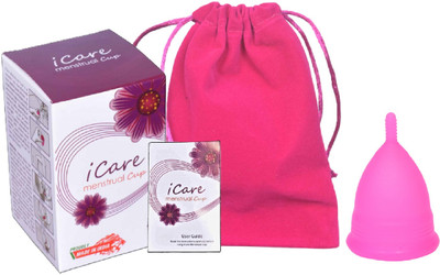 iCare Menstrual Cup Medium Reusable Menstrual Cup(Pack of 1)