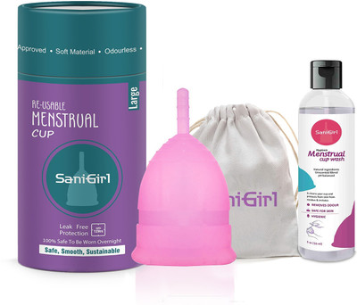 SaniGirl Large Reusable Menstrual Cup(Pack of 1)