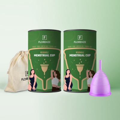 FLORENZE Small Reusable Menstrual Cup(Pack of 2)