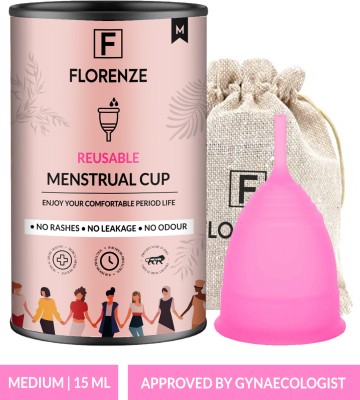 FLORENZE Medium Reusable Menstrual Cup(Pack of 1)