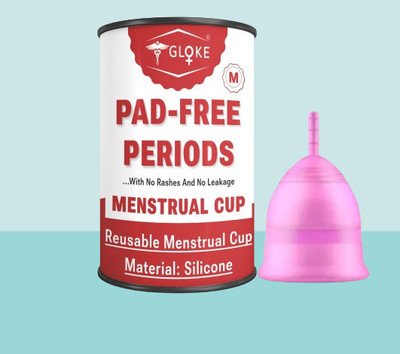 GLOKE Medium Reusable Menstrual Cup(Pack of 1)
