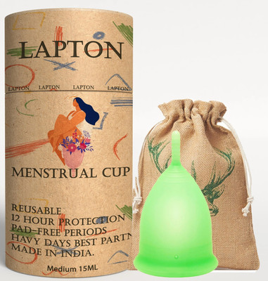 LAPTON Medium Reusable Menstrual Cup(Pack of 1)
