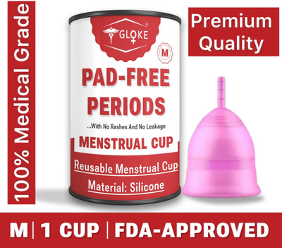 GLOKE Medium Reusable Menstrual Cup(Pack of 1)