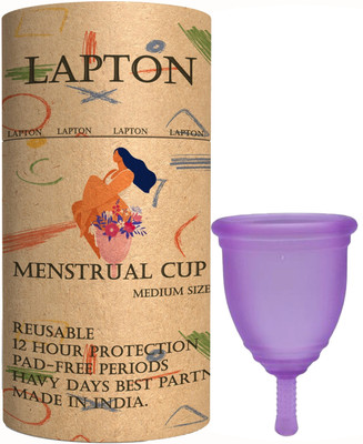 LAPTON Medium Reusable Menstrual Cup(Pack of 1)