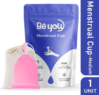 BEYOU Medium Reusable Menstrual Cup(Pack of 1)