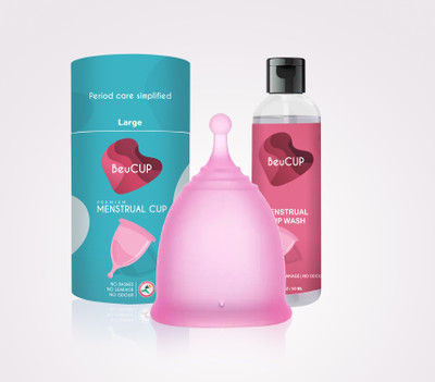 BeUcup Large Reusable Menstrual Cup(Pack of 1)