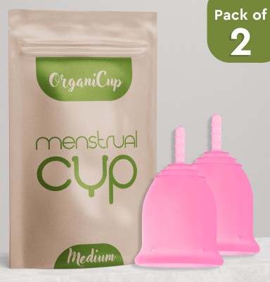 OrganiCups Medium Reusable Menstrual Cup(Pack of 2)