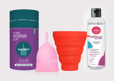 SaniGirl Large Reusable Menstrual Cup(Pack of 1)