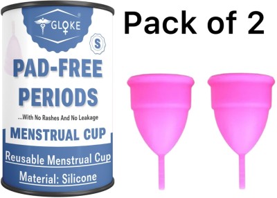 GLOKE Small Reusable Menstrual Cup(Pack of 2)