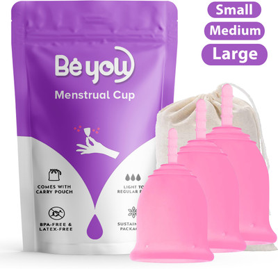 BEYOU Small Reusable Menstrual Cup(Pack of 3)