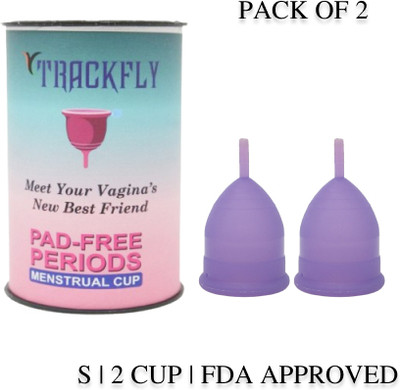 TrackFly Small Reusable Menstrual Cup(Pack of 2)