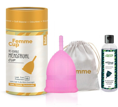 FemmeCup Medium Reusable Menstrual Cup(Pack of 1)