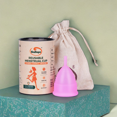 Gallops Large Reusable Menstrual Cup(Pack of 1)