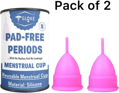GLOKE Small Reusable Menstrual Cup(Pack of 2)