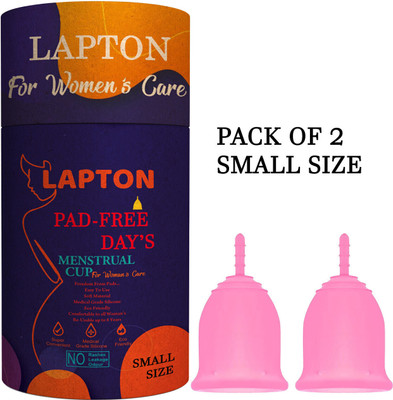 LAPTON Small Reusable Menstrual Cup(Pack of 2)