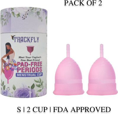 TrackFly Small Reusable Menstrual Cup(Pack of 2)