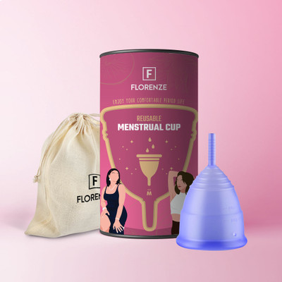 FLORENZE Medium Reusable Menstrual Cup(Pack of 1)