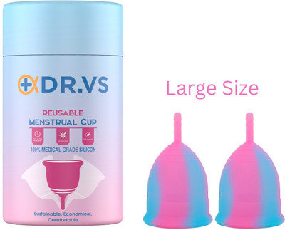 DR.VS Large Reusable Menstrual Cup(Pack of 2)