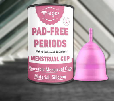GLOKE Large Reusable Menstrual Cup(Pack of 1)