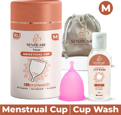 senziwash Medium Reusable Menstrual Cup(Pack of 1)