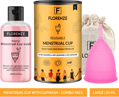 FLORENZE Large Reusable Menstrual Cup(Pack of 1)