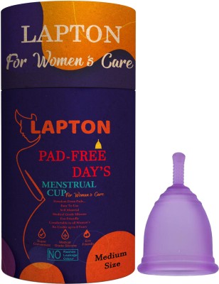 LAPTON Medium Reusable Menstrual Cup(Pack of 1)