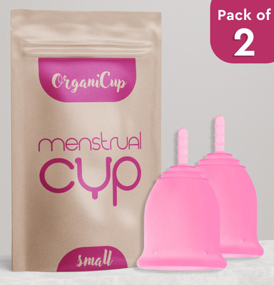 OrganiCups Small Reusable Menstrual Cup(Pack of 2)