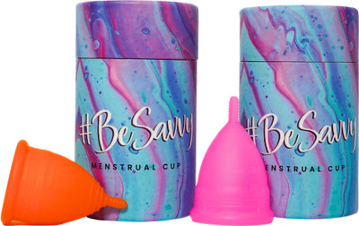 Savvy Medium Reusable Menstrual Cup(Pack of 2)