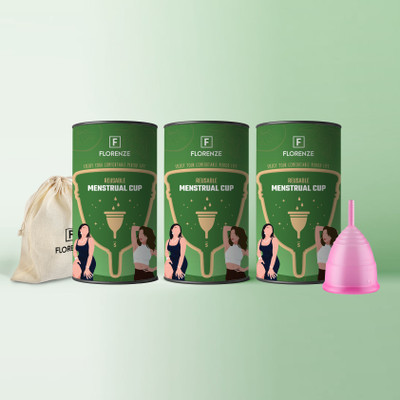 FLORENZE Small Reusable Menstrual Cup(Pack of 3)