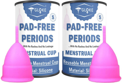 GLOKE Small Reusable Menstrual Cup(Pack of 2)