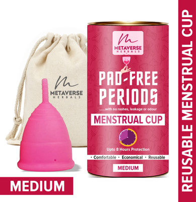 METAVERSE Medium Reusable Menstrual Cup(Pack of 1)