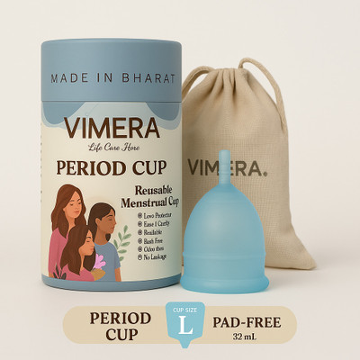 VIMERA Large Reusable Menstrual Cup(Pack of 1)