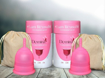 Domina Small Reusable Menstrual Cup(Pack of 2)