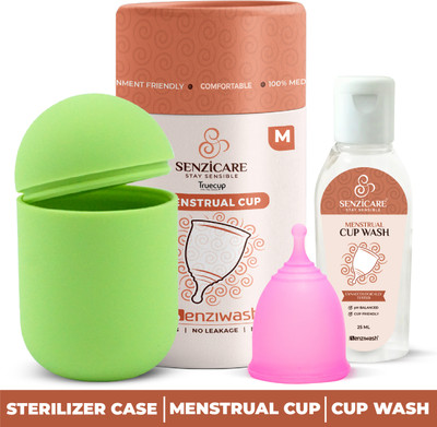 senziwash Medium Reusable Menstrual Cup(Pack of 1)