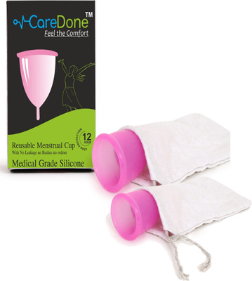 CareDone Large Reusable Menstrual Cup(Pack of 2)
