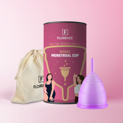 FLORENZE Medium Reusable Menstrual Cup(Pack of 1)