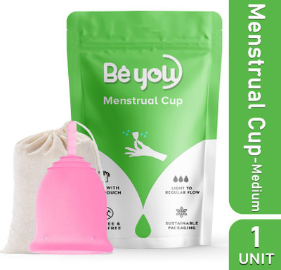 BEYOU Medium Reusable Menstrual Cup(Pack of 1)