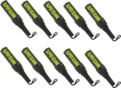 Spotview High Sensitivity Metal Detector with Leather case on handle, for security Advanced Metal Detector