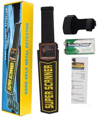BALRAMA New Model with Sound, Vibration & Led Lights Handheld Portable Super Scanner Advanced Metal Detector