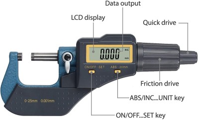 Kirti NDT DIGITAL MICROMETER 0-25 Micrometer Screw Gauge