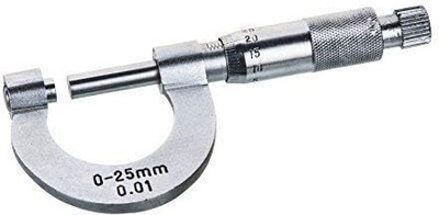 RLK Enterprises Micrometer Screw Gauge 25 mm S.S. Thread In beautiful Velvet Box Micrometer Screw Gauge