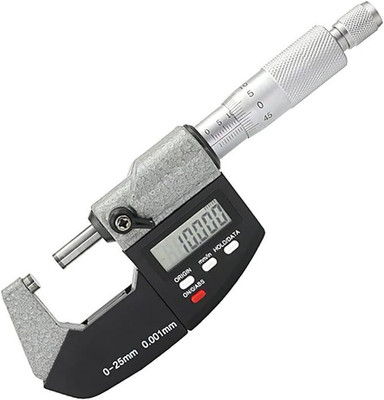 Real Instruments 0-25 MM Digital Micrometer Screw Gauge Micrometer Screw Gauge