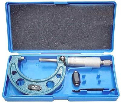 GoodsBazaar 0.01 mm 25-50 mm Outside Micrometer Width Thickness Gauge Precision Measuring Tool Micrometer Screw Gauge