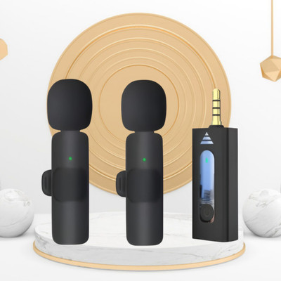 GUGGU K35 Wireless Microphone With Collar mic for Vlogging, Recording & InterviewZ44 Microphone