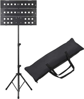 Urban Infotech 3 Fold Notation Stand Orchestral Music Notation Stand HOLDER(Black)