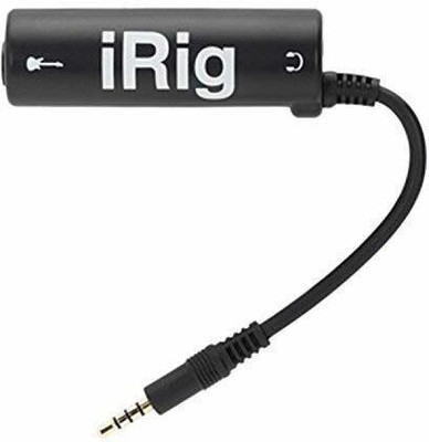 ketostics IRIG Audio Interface AMP iRig for iPod Touch, iPhone, and iPad Microphone(Black)