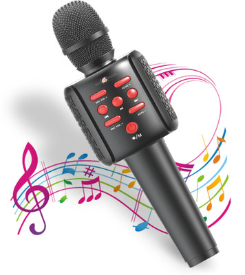 Daily Needs Shop Rechargeable Wireless Bluetooth Karaoke Mic With Recording For Parties Microphone